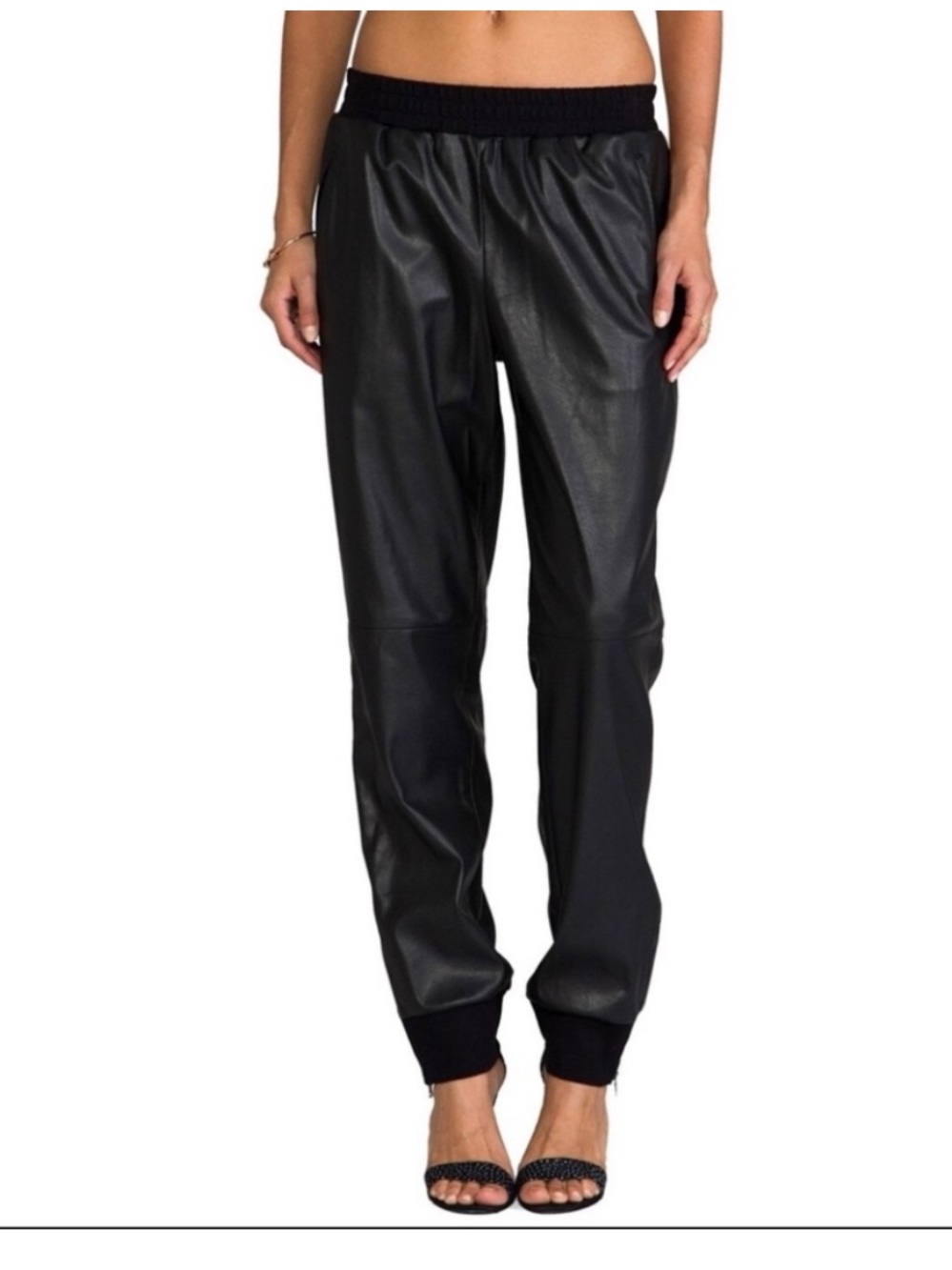 Bcbg Maxazria Faux Leather Joggers